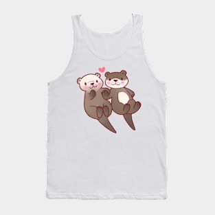 Kawaii Otters Tank Top